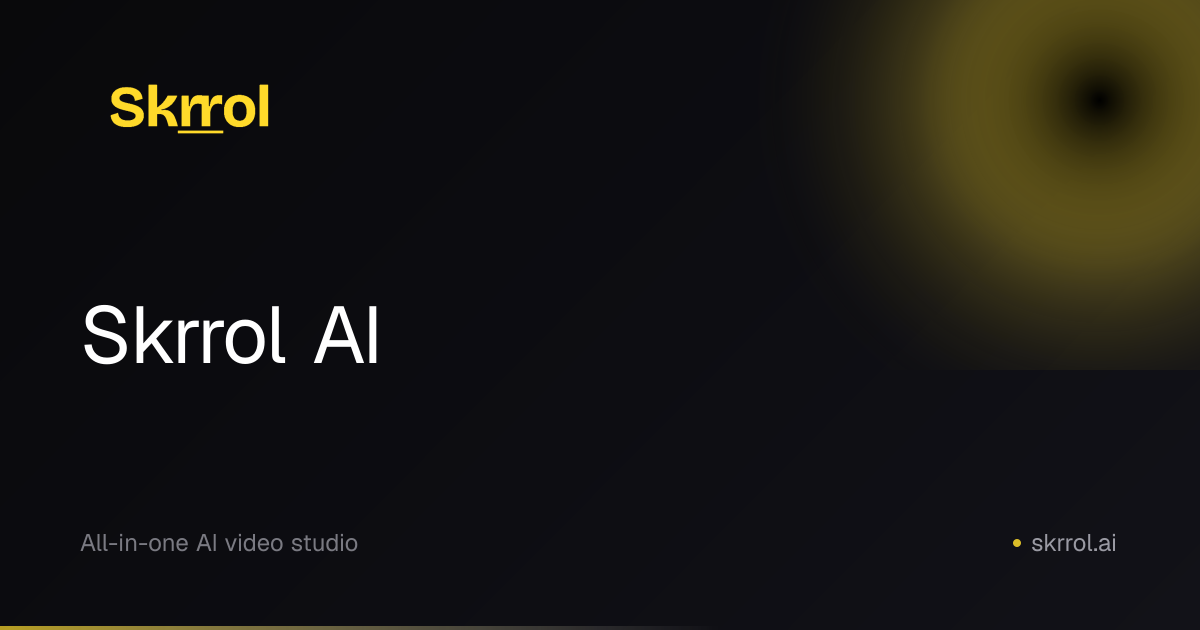 AI Voice Cloning — Clone a Voice (with Consent) & Generate | Skrrol AI